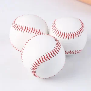 Handmade Baseball Nine Inch Game Training PVC Baseball Rubber Inner Soft Baseball Solid Foam Bouncy Ball Group Athletics 1/3pcs