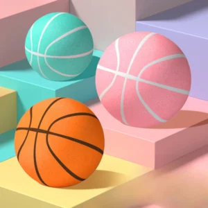 PU Silent Ball Household Indoor Children's Silent Clapping Ball Children's Ball Elastic Ball Indoor Fun No.5 and No.7 Basketball